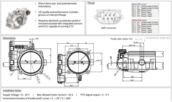 Farfalla elettronica 74mm Drive by wire - immagine 3